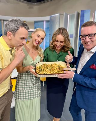 Dobré ráno česká televize, další vysílání máme za sebou, které jsem si opět užila. Bořit mýty o tom, že s tofu není nuda,...